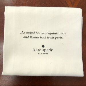 KATE SPADE NWOT Large Storage Bag with Drawstring